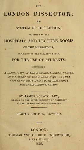 Cover for The London dissector, or, System of dissection