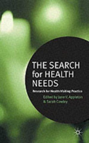 Cover for The Search for Health Needs