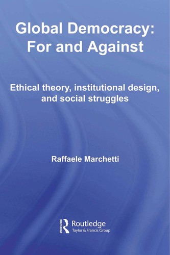 Cover for Global democracy--for and against
