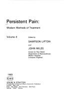 Cover for Persistent Pain