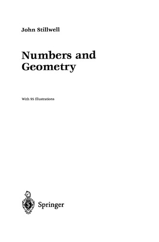 Cover for Numbers and Geometry