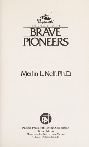 Cover for The Bible pageant