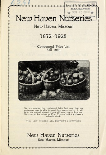 Cover for Condensed price list