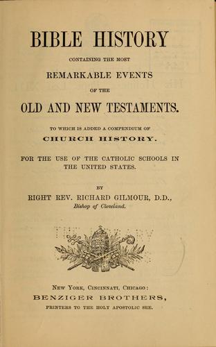Cover for Bible history
