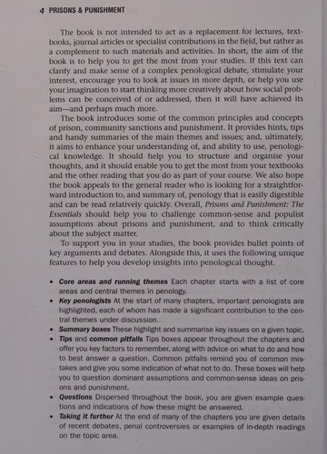 Cover for Prisons and Punishment