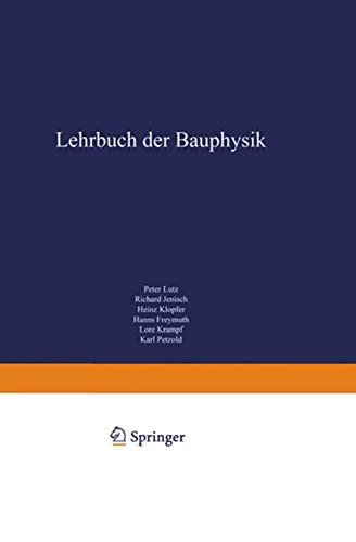 Cover for Lehrbuch der Bauphysik