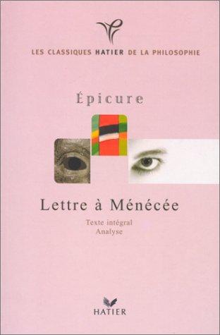 Cover for Lettre à Ménécée