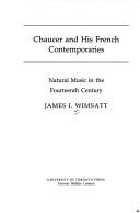 Cover for Chaucer and his French contemporaries
