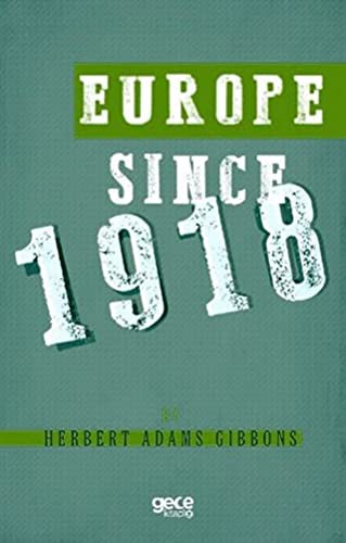 Cover for Europe Since 1918