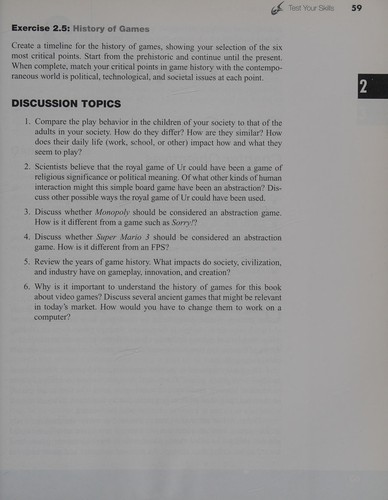 Cover for Introduction to the game industry