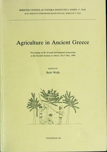 Cover for Agriculture in ancient Greece