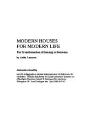 Cover for Modern Houses for Modern Life
