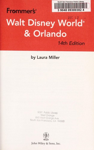 Cover for Frommer's Walt Disney World & Orlando
