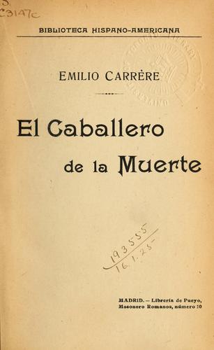 Cover for El caballero de la muerte