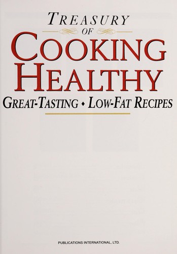Cover for Treasury of Cooking Healthy