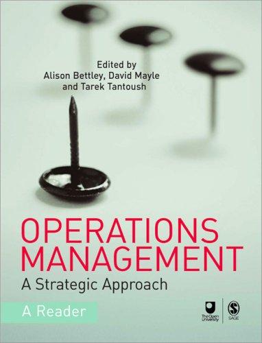 Cover for Operations Management