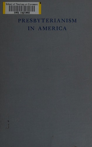 Cover for Presbyterianism in America