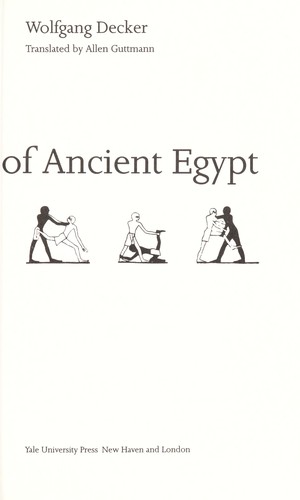 Cover for Sports and games of ancient Egypt