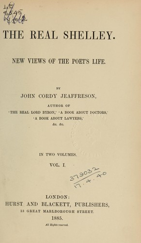 Cover for The real Shelley