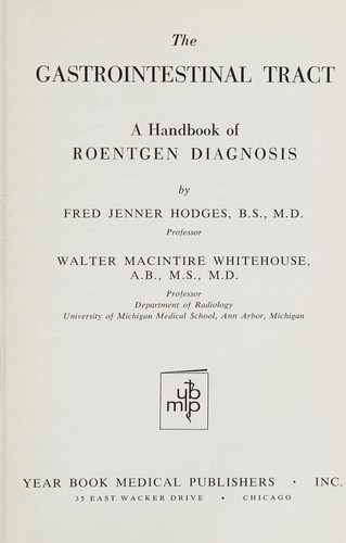Cover for The gastrointestinal tract
