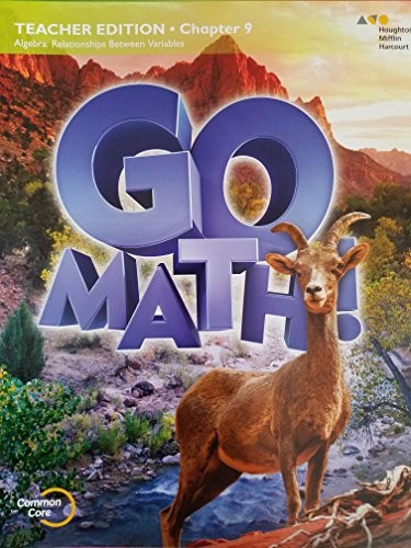 Cover for Go Math Teacher Edition, Grade 6 Chapter 9 Algebra