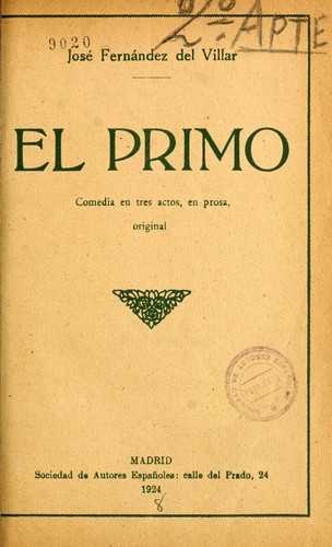 Cover for El primo
