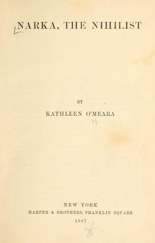 Cover for Narka & the nihilist