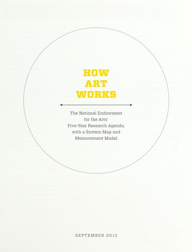 Cover for How art works