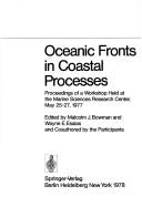 Cover for Oceanic fronts in coastal processes