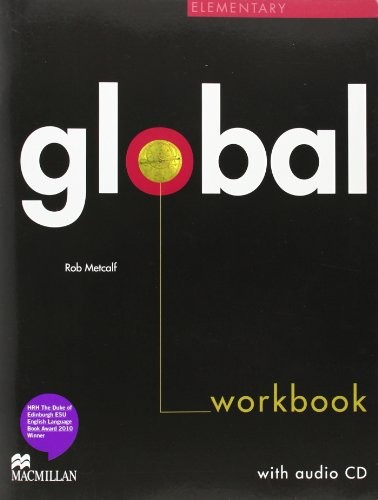 Cover for Global Elementary Workbook without Answer Key with Audio CD