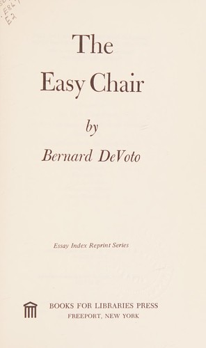 Cover for The easy chair.