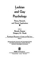 Cover for Lesbian and Gay Psychology