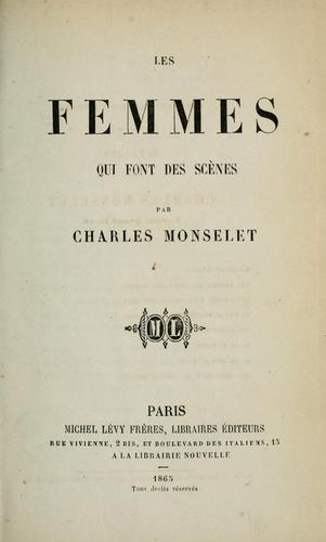 Cover for Les femmes