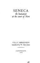 Cover for Seneca, the humanist at the court of Nero