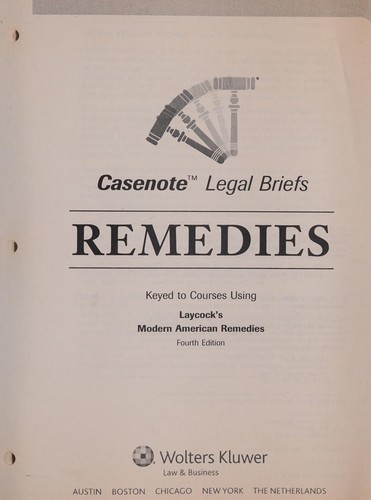 Cover for Remedies