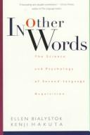 Cover for In other words