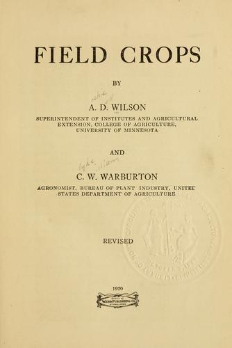 Cover for Field crops