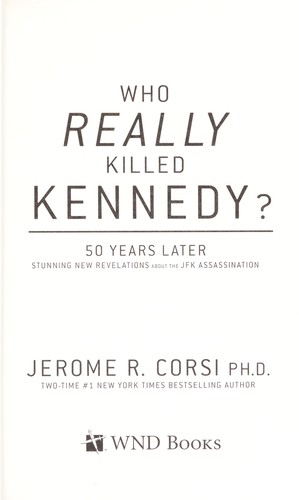 Cover for Who really killed Kennedy?