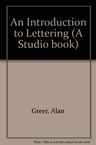 Cover for An introduction to lettering