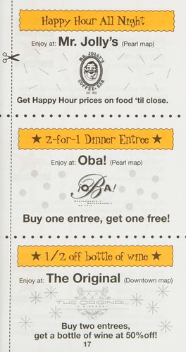 Cover for Portland happy hour guidebook