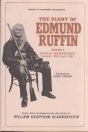 Cover for The diary of Edmund Ruffin.
