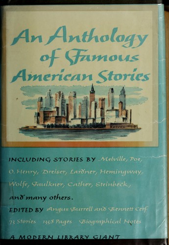 Cover for An anthology of famous American stories