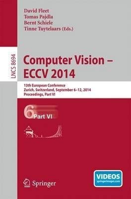 Cover for Computer Vision -- ECCV 2014