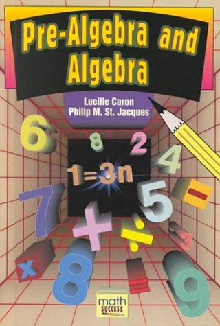 Cover for Pre-Algebra and Algebra (Math Success)