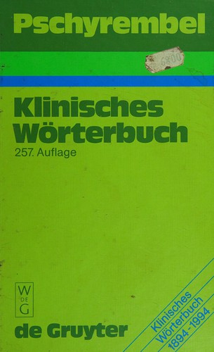 Cover for Pschyrembel