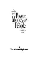 Cover for Power, money & the people