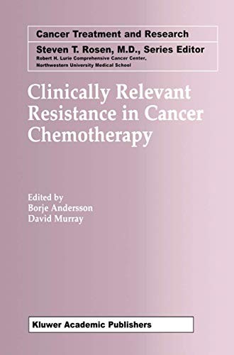 Cover for Clinically Relevant Resistance in Cancer Chemotherapy
