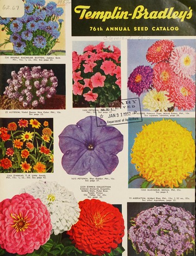 Cover for Templin-Bradley's 76th annual seed catalog