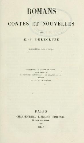 Cover for Romans, contes et nouvelles