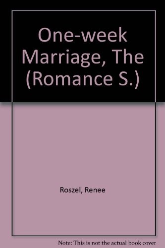 Cover for One-Week Marriage